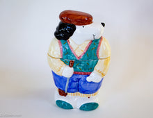 Load image into Gallery viewer, DOG GOLFER CERAMIC COOKIE JAR | CERTIFIED COCO DOWLEY INTERNATIONAL
