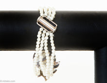 Load image into Gallery viewer, VINTAGE DESIGNER SIGNED JUDITH JACK (JJ) STERLING SILVER AND MARCASITE BRACELET