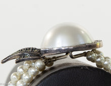 Load image into Gallery viewer, VINTAGE DESIGNER SIGNED JUDITH JACK (JJ) STERLING SILVER AND MARCASITE BRACELET