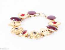 Load image into Gallery viewer, VINTAGE SIGNED KREMENTZ CUFFLINKS STYLE GOLD TONE BRACELET