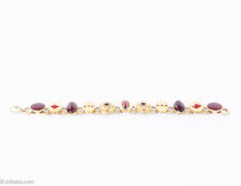 Load image into Gallery viewer, VINTAGE SIGNED KREMENTZ CUFFLINKS STYLE GOLD TONE BRACELET