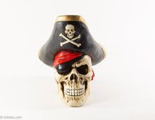 Load image into Gallery viewer, CERAMIC PIRATE/SKULL WTH BLACK EYE PATCH BANK
