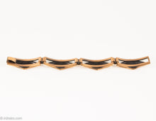 Load image into Gallery viewer, VINTAGE "REBAJES" COPPER MODERNIST GEOMETRIC BRACELET/ 1950s