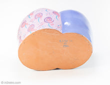 Load image into Gallery viewer, EXTREMELY RARE VINTAGE 'A LITTLE CO' © 1986 HISPANIC COUPLE EMBRACING CERAMIC COOKIE JAR