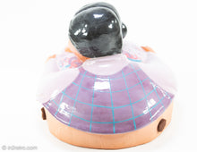 Load image into Gallery viewer, EXTREMELY RARE VINTAGE 'A LITTLE CO' © 1986 HISPANIC COUPLE EMBRACING CERAMIC COOKIE JAR