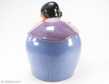 Load image into Gallery viewer, EXTREMELY RARE VINTAGE 'A LITTLE CO' © 1986 HISPANIC COUPLE EMBRACING CERAMIC COOKIE JAR