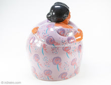 Load image into Gallery viewer, EXTREMELY RARE VINTAGE 'A LITTLE CO' © 1986 HISPANIC COUPLE EMBRACING CERAMIC COOKIE JAR