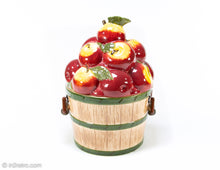 Load image into Gallery viewer, CERAMIC APPLE BUSHEL COOKIE JAR