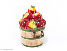 Load image into Gallery viewer, CERAMIC APPLE BUSHEL COOKIE JAR