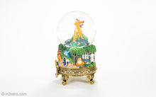 Load image into Gallery viewer, VINTAGE WALT DISNEY&#39;S &quot;MASTERS OF ANIMATION&quot; FRANK THOMAS BAMBI MUSICAL SNOW GLOBE | 1990s
