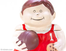 Load image into Gallery viewer, RARE VINTAGE BASKETBALL PLAYER COOKIE JAR | 1990s