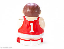 Load image into Gallery viewer, RARE VINTAGE BASKETBALL PLAYER COOKIE JAR | 1990s