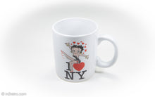 Load image into Gallery viewer, BETTY BOOP NJ CROCE CO "I ❤️ NY" CERAMIC MUG | 2003