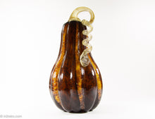 Load image into Gallery viewer, VINTAGE MURANO-ESQUE BLOWN GLASS GOURD 1/ NEW OLD STOCK