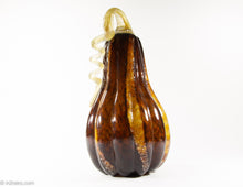 Load image into Gallery viewer, VINTAGE MURANO-ESQUE BLOWN GLASS GOURD 1/ NEW OLD STOCK