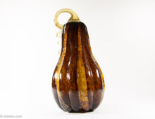 Load image into Gallery viewer, VINTAGE MURANO-ESQUE BLOWN GLASS GOURD 1/ NEW OLD STOCK