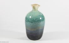 Load image into Gallery viewer, VINTAGE SMALL OMBRE ASIAN BUD VASE WITH RUFFLED NECK