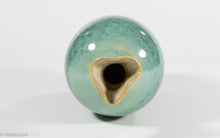 Load image into Gallery viewer, VINTAGE SMALL OMBRE ASIAN BUD VASE WITH RUFFLED NECK