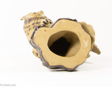 Load image into Gallery viewer, HAND PAINTED RESIN POTTERY HORNED OWL STATUE/SCULPTURE/FIGURINE