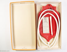Load image into Gallery viewer, VINTAGE DAVOL COMFY SYRINGE HOT WATER BOTTLE IN ORIGINAL ORANGE BOX
