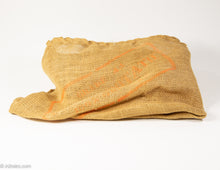 Load image into Gallery viewer, VINTAGE ROBERT ARMSTRONG COUCH POTATO TOY BURLAP SACK - 1987