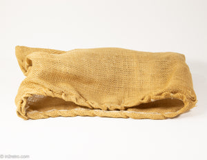 VINTAGE ROBERT ARMSTRONG COUCH POTATO TOY BURLAP SACK - 1987