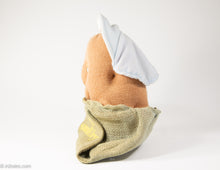 Load image into Gallery viewer, VINTAGE ROBERT ARMSTRONG COUCH POTATO BOY SMALL FRY TOY BURLAP SACK - 1987