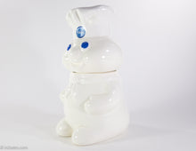 Load image into Gallery viewer, VINTAGE ADVERTISING "BENJAMIN & MEDWIN N. Y." PILLSBURY DOUGHBOY CERAMIC COOKIE JAR - 1988