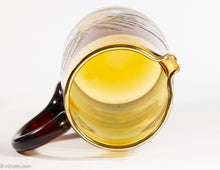 Load image into Gallery viewer, FRIEDERICH EGERMANN CZECH BOHEMIAN ETCHED 24K GOLD LEAF & CRYSTAL 7 PIECE SET | 1 PITCHER & 6 GLASS SET | VINTAGE