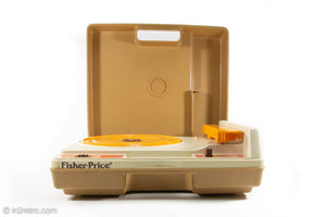 VINTAGE FISHER PRICE CHILD'S PHONOGRAPH TURNTABLE RECORD PLAYER MODEL 825