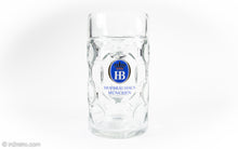 Load image into Gallery viewer, HB HOFBRAUHAUS MUNCHEN BEER MUG | DIMPLED GLASS STEIN