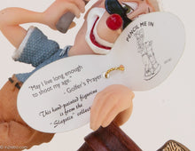 Load image into Gallery viewer, VINTAGE SLAPSTIX CLOWN GOLFER CAST RESIN SCULPTED HAND PAINTED FIGURINE/ STATUE 'PENCIL ME IN' | ORIGINAL TAG - 1999