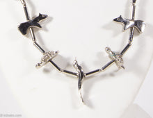 Load image into Gallery viewer, VINTAGE SILVERTONE METAL FETISH NECKLACE