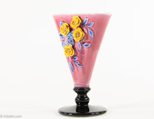 Load image into Gallery viewer, VINTAGE CERAMIC FLOWER FAN VASE MADE IN JAPAN/ 1940s-1950s