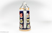 Load image into Gallery viewer, SCHMITT & SOHN CERAMIC GERMANY "DEUTSCHLAND" BEER STEIN | HAND MADE | GOLD PAINTED