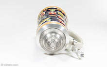 Load image into Gallery viewer, SCHMITT & SOHN CERAMIC GERMANY "DEUTSCHLAND" BEER STEIN | HAND MADE | GOLD PAINTED
