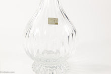 Load image into Gallery viewer, VINTAGE MIKASA WEST GERMANY PARK LANE DECANTER WITH STOPPER FULL LEAD CRYSTAL | ORIGINAL BOX WITH FORTUNOFF PRICE TAG