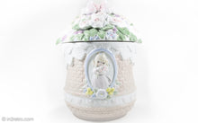Load image into Gallery viewer, PRECIOUS MOMENTS ENESCO CERAMIC "THE KITCHEN IS THE HEART OF THE HOME" COOKIE JAR | 1995