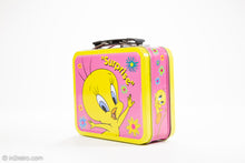 Load image into Gallery viewer, TWEETY BIRD TWEETY PIE ADORABLE VINTAGE NOVELTY SMALL LUNCH BOX WARNER BROS. LOONEY TUNES MERRIE MELODIES