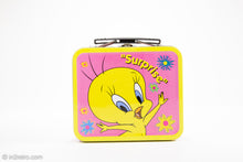 Load image into Gallery viewer, TWEETY BIRD TWEETY PIE ADORABLE VINTAGE NOVELTY SMALL LUNCH BOX WARNER BROS. LOONEY TUNES MERRIE MELODIES