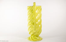Load image into Gallery viewer, RARE VINTAGE RED WING CHARTREUSE VASE MID CENTURY 1940s-1950s