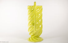 Load image into Gallery viewer, RARE VINTAGE RED WING CHARTREUSE VASE MID CENTURY 1940s-1950s