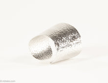 Load image into Gallery viewer, VINTAGE SIGNED TRIFARI SILVERTONE AMORPHIC SHAPE CUFF BRACELET
