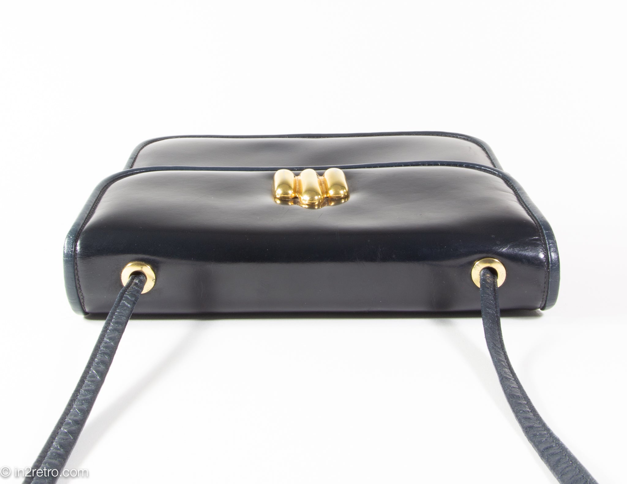 Anne Klein Vintage Designer Leather Shoulder Bag/Crossbody