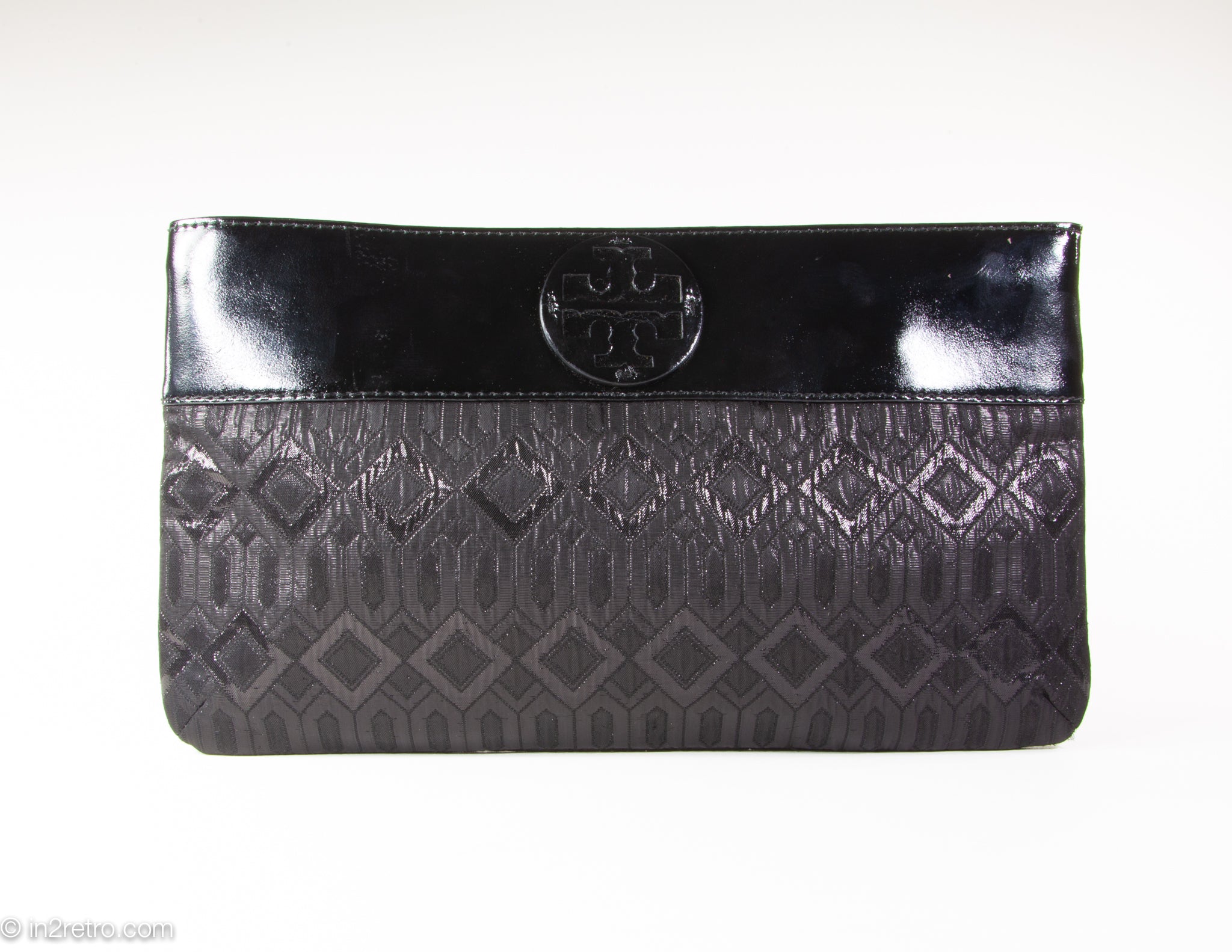Tory Burch Vintage Large Fabric Clutch