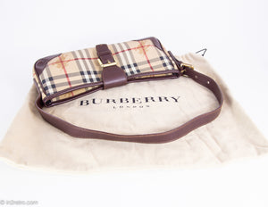 Authentic Vintage Burberry Classic Haymarket Doctors Speedy Bag
