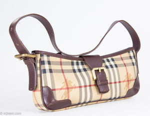 Burberry, Bags, Authentic Burberry Haymarket Checks Pochette Shoulder Bag