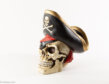 Load image into Gallery viewer, CERAMIC PIRATE/SKULL WTH BLACK EYE PATCH BANK
