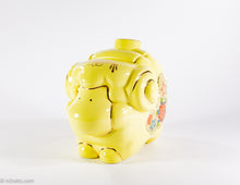 Load image into Gallery viewer, VINTAGE &quot;EVERRICH&quot; LUCKY YELLOW RAM COOKIE JAR | BRIGHT AND GLOSSY | ANIME STYLE | ARIES | APRIL
