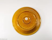Load image into Gallery viewer, VINTAGE CERAMIC PIE STORAGE/SERVING DISH WITH APPLIED APPLES LID/ ORIGINAL LABEL
